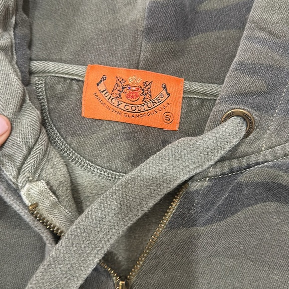 Hooded 3/4 sleeve juicy camo zip - Picture 3 of 6